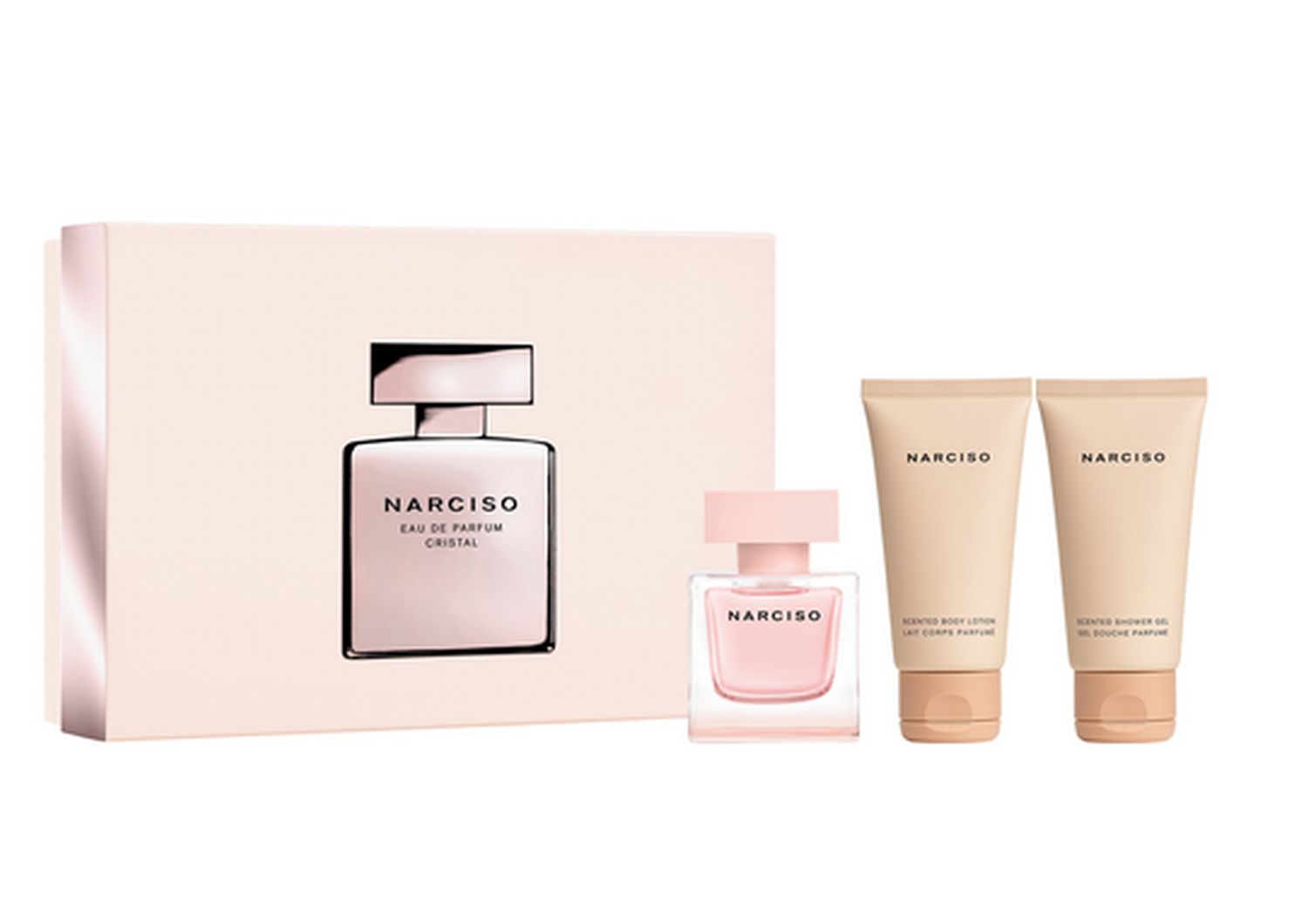 NARCISO Cristal Set EDP 50ml+BL 50ml+DG 50ml
