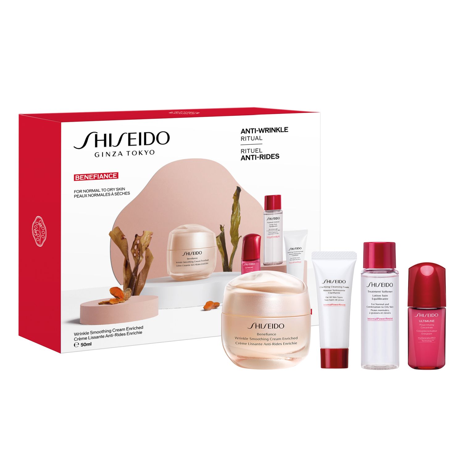 Benefiance Wrinkle Smoothing Cream Enriched Value Set