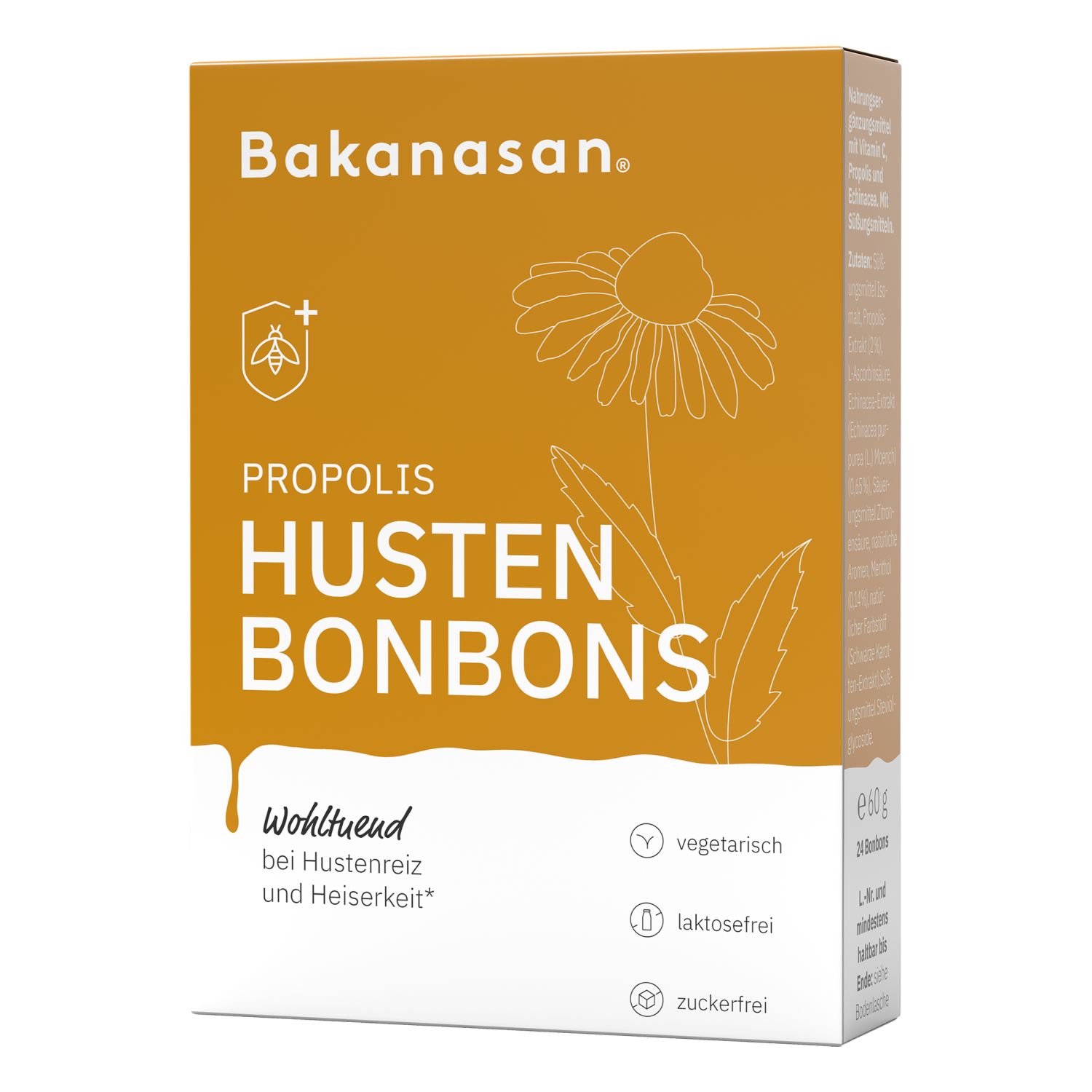 BAKANASAN Propolis Hustenbonbons 24St