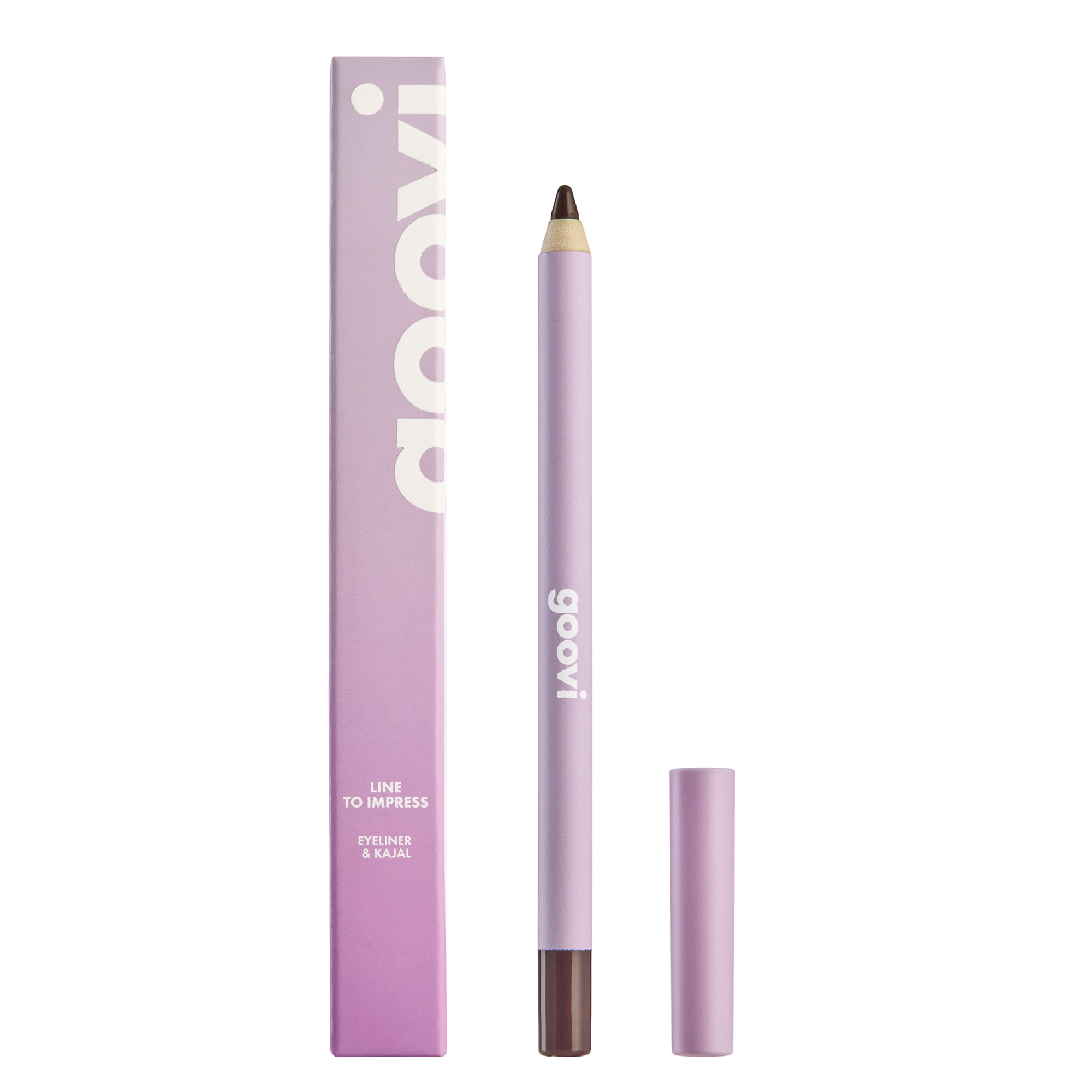 LINE TO IMPRESS Eyeliner & Kajal 2 BROWN