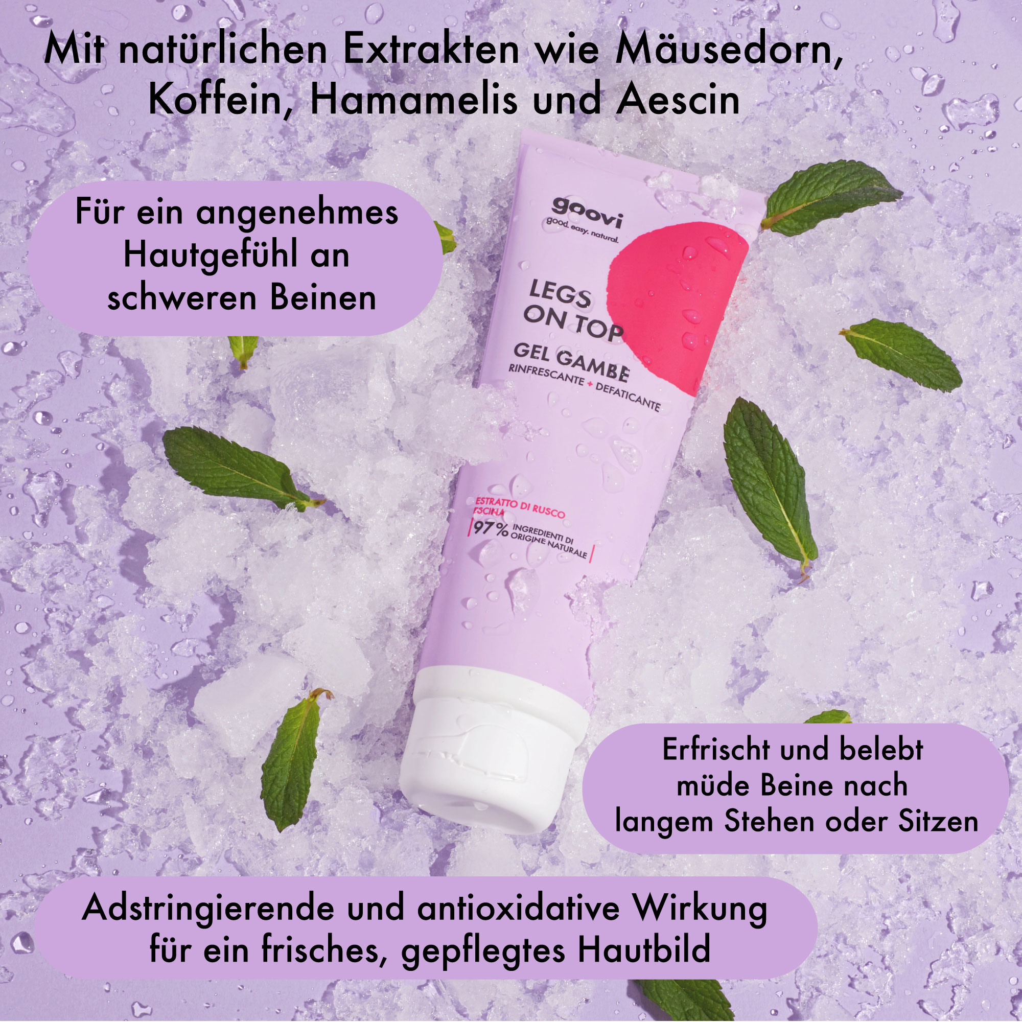 LEGS ON TOP Gel für frische, leichte Beine