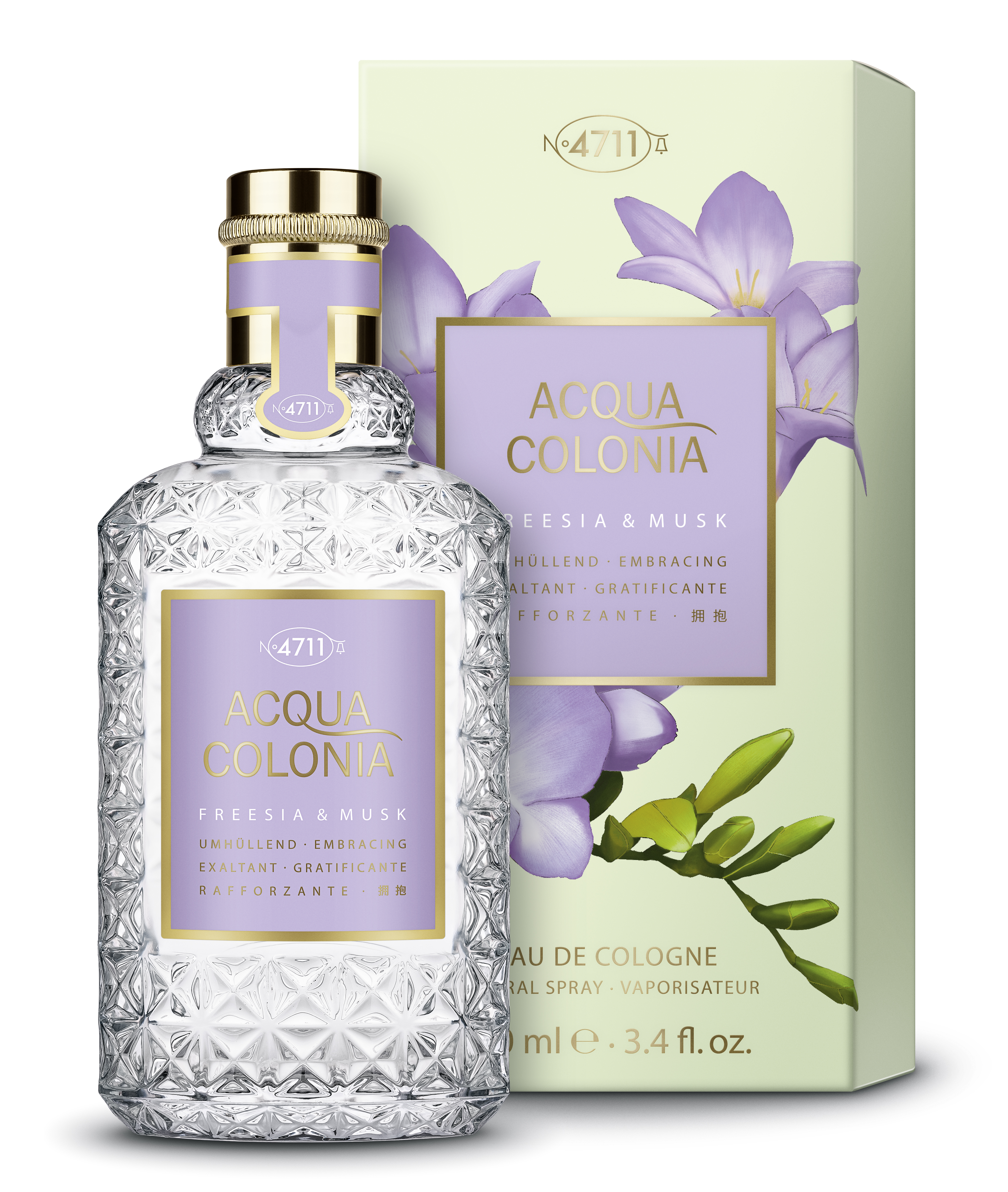 FREESIA & MUSK Eau de Cologne Natural Spray