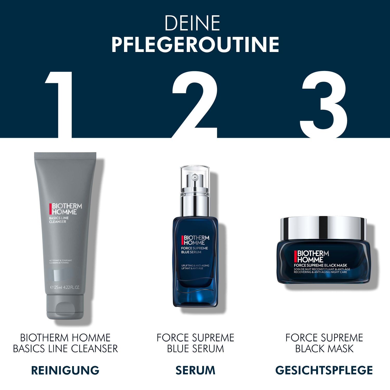 Homme Force Supreme Black Mask