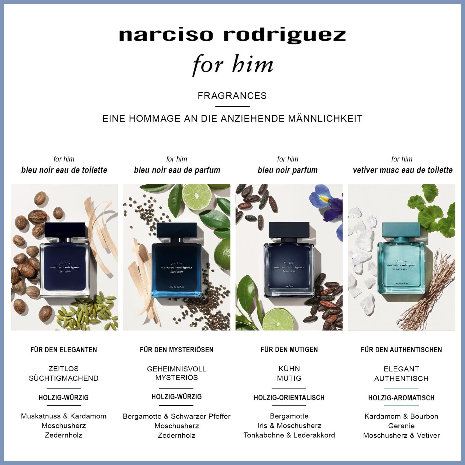 for him bleu noir Eau de Toilette