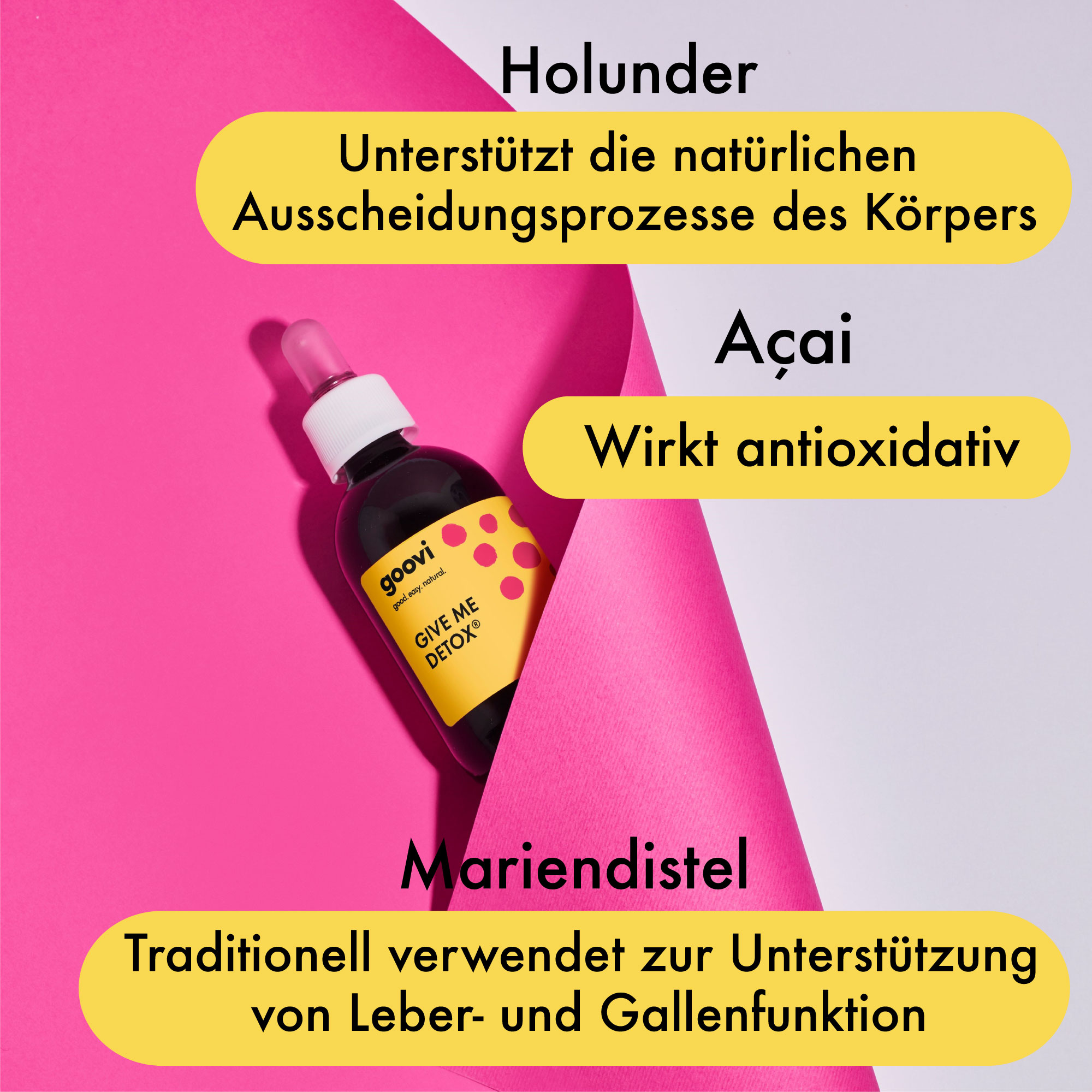 GIVE ME DETOX Flüssige Nahrungsergänzung