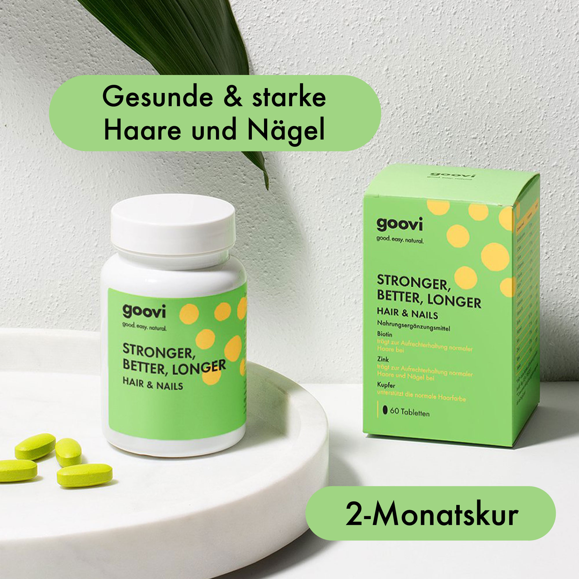 STRONGER, BETTER, LONGER Nahrungsergänzung in Tablettenform
